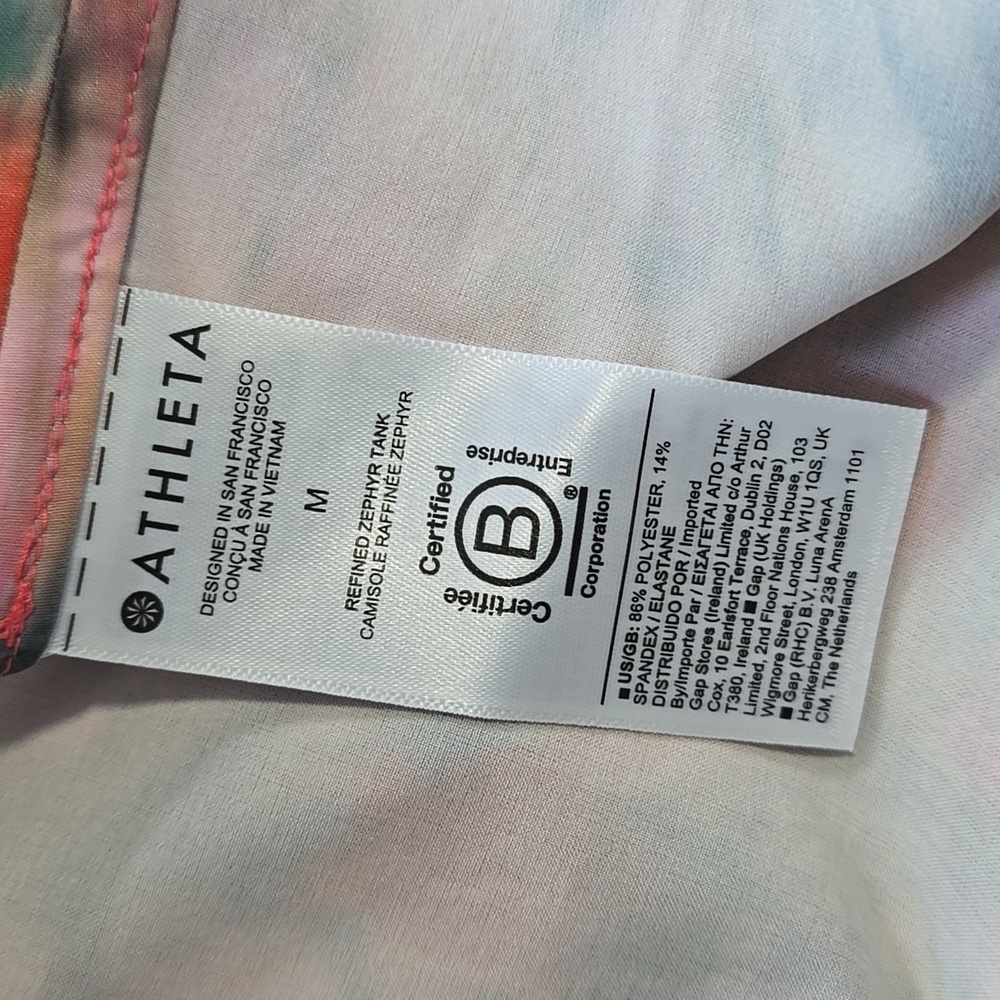 Athleta Refined Zephyr Tank & Brooklyn Printed Shorts Floral Print Set - Picture 10 of 16
